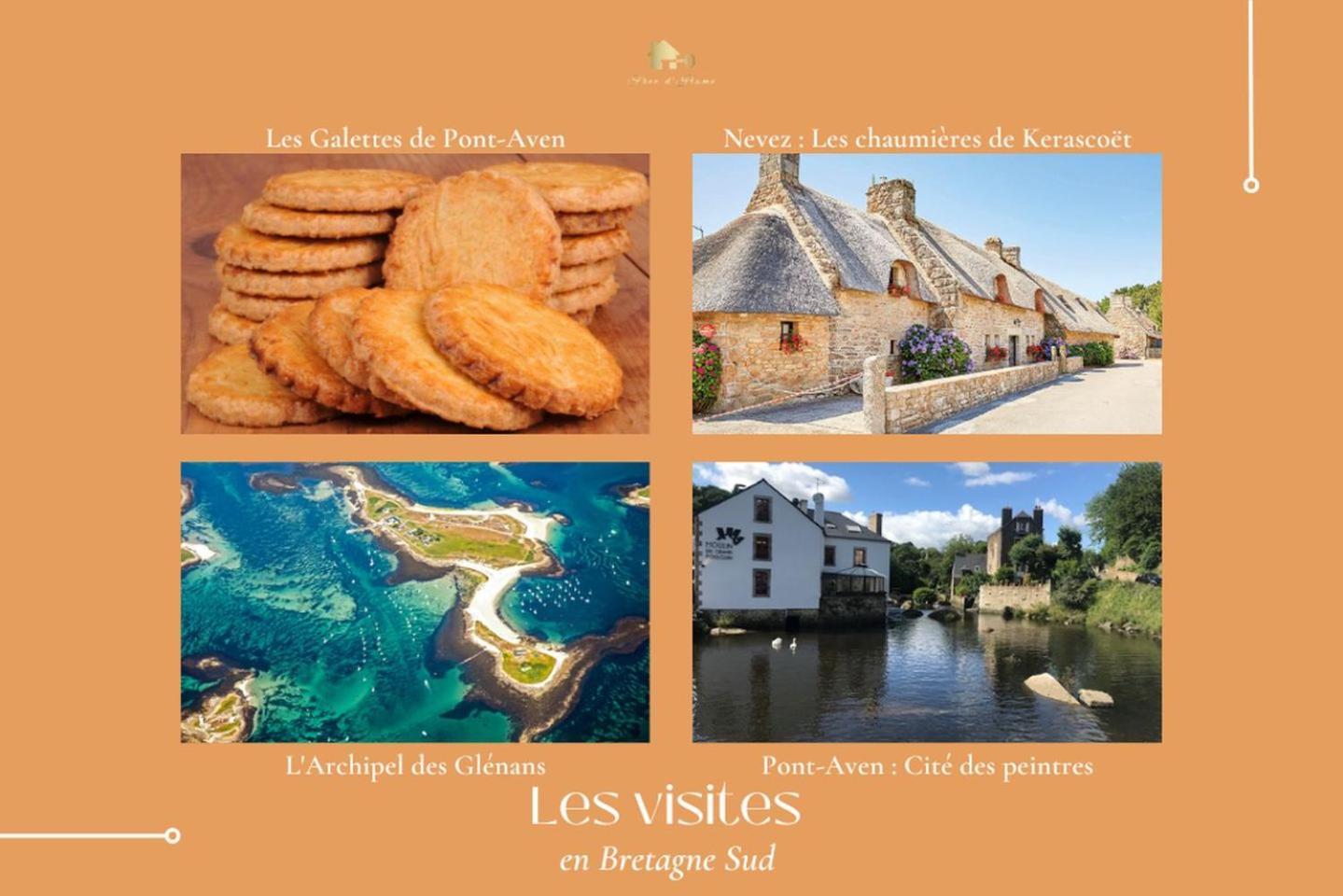 Penty Legona, Authentique Et Chaleureux, 2-6 Pers Villa Moëlan-sur-Mer Dış mekan fotoğraf